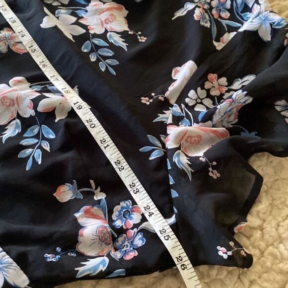 Torrid Plus Size 3X Black Floral Print Cocktail Party Career Summer Mini Dress - Picture 10 of 12